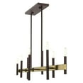 thumbnail image 3 of Livex Lighting - Denmark - 8 Light Chandelier in Mid Century Modern Style - 9.25, 3 of 8