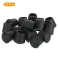 thumbnail image 3 of Uxcell 16 Piezas Tapas para Patas de Silla, Tapas de PVC Antideslizantes de 9/16'', Protectores de Suelo para Patas de Silla, Negro, 3 of 7