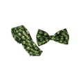 thumbnail image 1 of Combo Cou et Nœud Papillon - Toiles d'Araignée et Crânes Verts, 1 of 2