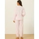 thumbnail image 5 of Pijama de Franela Allegra K manga larga y Pantalones Para Dormir Suave Invierno Rosa S, 5 of 6