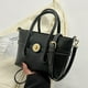 thumbnail image 5 of Nuevo bolso de hombro de moda, bolso de mano de cuero de PU, bolso de hombro tipo clutch, negro, 5 of 6