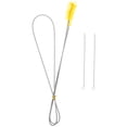 thumbnail image 1 of Miangastore Flexible Drain Brush Hose Cleaning Brush Silver Nylon with 360 Rotation 1 Set, 1 of 9