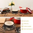 thumbnail image 4 of SKYSONIC Leopard Zebra Tiger Skin Pot Holders Trivets, 2 Pcs Heat Resistant Trivets,Animal Print Cotton Thread Weave Mats for Hot Pads Pans Pot Bowl Teapot for Kitchen Decor, 4 of 7