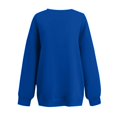 thumbnail image 5 of Breezora Chandail à Capuchon à Poche Surdimensionné pour Femmes, Col Rond, Chandail Décontracté Confortable, Taille P, Bleu, 5 of 5