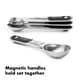 thumbnail image 3 of Cucharas dosificadoras OXO Good Grips de acero inoxidable, 4 piezas, 3 of 7