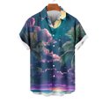 thumbnail image 4 of ZCFZJW Tropical Printed Summer T-Shirts for Men Big and Tall Regular Fit Casual Beach Hawaiian Tops with Pockets Trendy 2025 Outfit Clothes Multicolor#10 XXL, 4 of 6