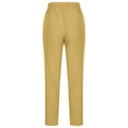thumbnail image 4 of Pantalon Décontracté d'Été pour Femmes en Coton et Lin avec Poches, 4 of 7