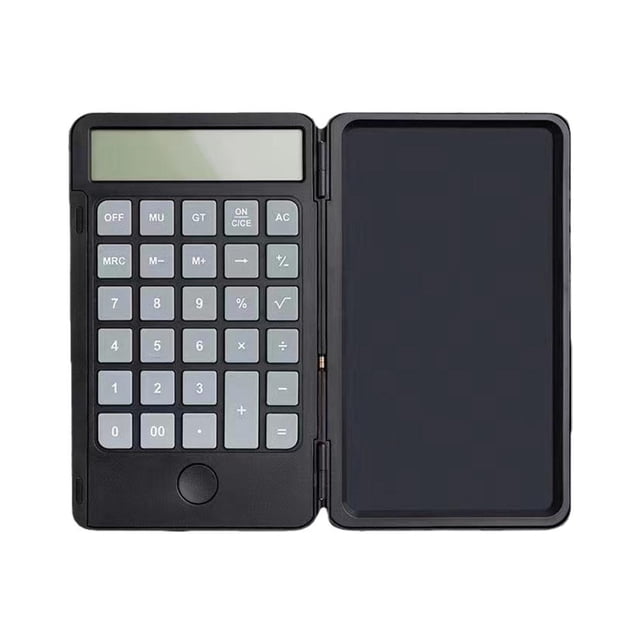 Notepad For w/ Foldable LCD Handwriting Tablet 12 Digit For Calculator