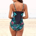 thumbnail image 4 of Traje de Baño Mujer Trajes de Baño Divididos Para Mujer, Trajes de Baño de Dos Piezas Con Volantes En La Parte Superior, Conjunto de Bikini de Cintura Alta, Elegante y Cómodo., 4 of 6