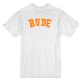 thumbnail image 1 of "Rude" Quote Across The Chest Men's White T-shirt, 1 of 1