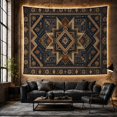 thumbnail image 5 of Moon Stars Complex with Geometric Layered Diamond Medallion, Mystical Fantasy for Space Lovers, Galaxy Room Decor, Graduation Gift, Tapestry Wall Hanging for Bedroom and Dorm, 5 of 6