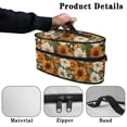 thumbnail image 5 of HELLHERO Retro Autumn Floral Bouquets Iron Storage Pouch Lightweight Travel Bag Travel Steam Iron Case Garment Steamer Box Travel Steamer Holder, Case Only, 5 of 6