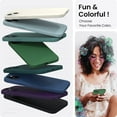 thumbnail image 4 of Compatible with iPhone 14 Plus Case 6.7, Slim Liquid Silicone 3 Layers Full Covered Soft Gel Rubber Phone Case Protective Cover 6.7 Inch-Clover Green, 4 of 12