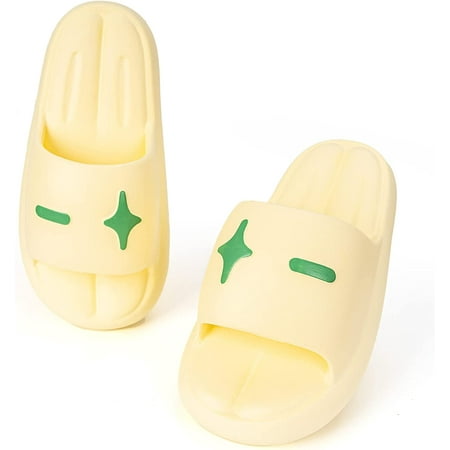 

Cloud Slides Massage Slippers for Men Women Add-subtract Symbol EVA Lightweight Spa Shower Sandal Pillow Non-Slip Sandal Quick Drying Thick Slides for Indoor Outdoor