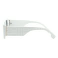 thumbnail image 4 of Women's Sunglasses Retro Designer Fashion Rectangle Frame UV400 White, 4 of 4