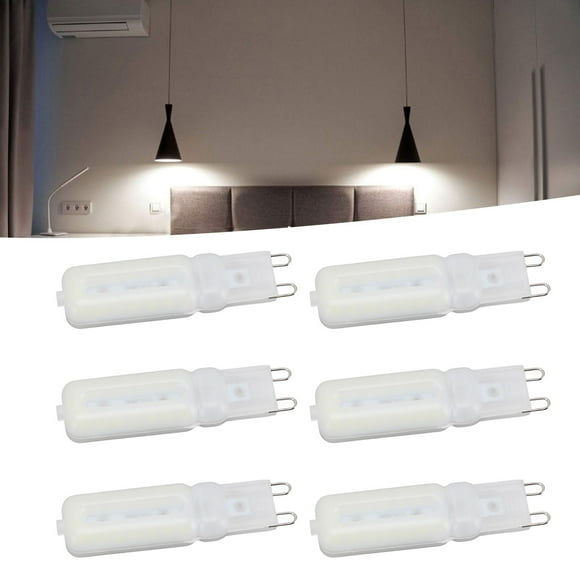 Bombilla G9 Bombilla Regulable Protección Ocular 32 LED 7W Bombillas Pequeñas Para Lámpara De Techo Lámpara 6 Piezas