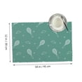 thumbnail image 3 of DouZhe Polyester Placemats Ensemble de 4, Motif Raquette de Tennis Bleue Résistante à la Chaleur Place Mats pour Table à Manger, 12 Pouces x 18 Pouces, 3 of 6
