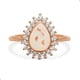 thumbnail image 1 of Anillo Milky Treasures en forma de lágrima para joyas hechas a mano con leche materna en oro rosa de 18 quilates, 1 of 8