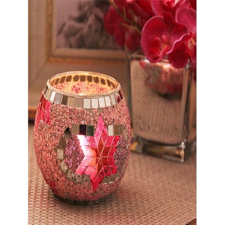 Handmade Mosaic Glass Candlestick Wedding Wedding Ornaments That Props Gifts