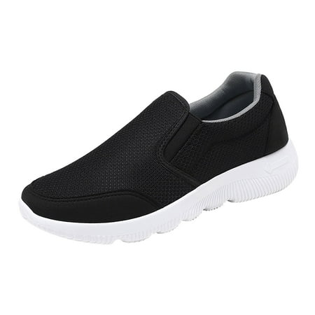 

ZHAGHMIN Black Mules Shoes For Men Fashion Summer And Autumn Men Snerakers Flat Lightweight Mesh Breathable Wear Casual Comfortable Sneaker Slippers For Men Sneaker Boots For Men Sneaker Insoles Men