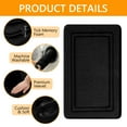 thumbnail image 5 of Semfri 20 x 32 inch Bathroom Rug Memory Foam Bathroom Mat Absorbent Bathroom Mat and Rug for Toilet Shower Sink Black, 5 of 7