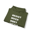 thumbnail image 4 of Resist Much Obey Little Hoodie Sweatshrit, Walt Whitman Quote Hoodie, 4 of 9