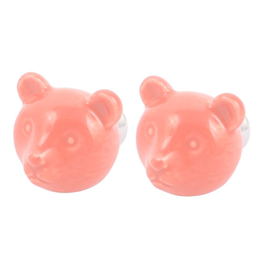 Cabinet Wardrobe Drawer Door Pull Bear Shape Design Ceramic