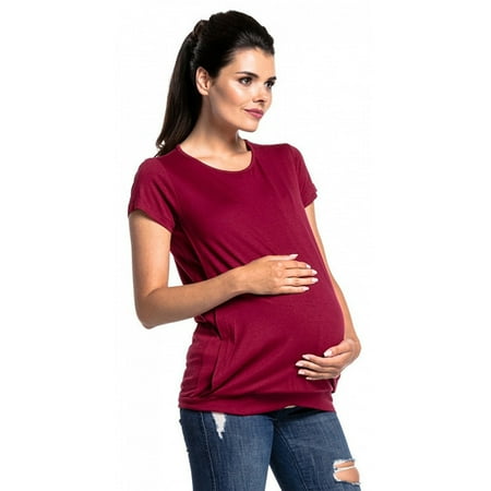 

Cuoff Maternity Clothes Women s Shirts Double Layer Short Sleeve Pregnancy Pajamas