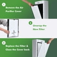 thumbnail image 4 of Costway 2 PCS H13 True HEPA Replacement Filter Air Purifier Filter, 4 of 9