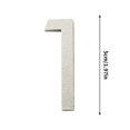 thumbnail image 2 of Vrorvz Long Lasting Acrylic Number Plates with Hand Silkscreen and Engraving Suit for DIY Home Office Decor and Customization Easy Application with Adhesive Backing, 2 of 2