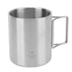 thumbnail image 1 of Taza para acampar al aire libre, taza para acampar de acero inoxidable, taza de café con Doble Aislamiento y mango plegable para barbacoa y montañismo YUNYI BRAND  Deportes, 1 of 8