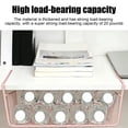thumbnail image 4 of School Season Dorm Room Storage Basket, Under Shelf Hanging Organizer, Multi-Purpose Metal Storage Rack for Kitchen Bathroom Wardrobe Cabinet Pink, 4 of 9