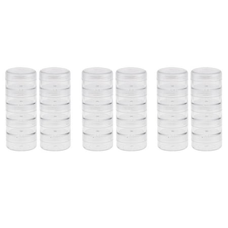 

6 Set 5 Layers Stackable Interlocking Screw Containers Storage Box 95x36mm