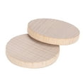 thumbnail image 4 of Plaque en Bois, Pièces de Bois Ornements Disques en Bois Disque de Sculpture en Bois Disques Ronds en Bois, Disque Rond 100 Pcs pour Bricolage 3cm, 4cm, 5cm, 4 of 8