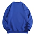 thumbnail image 4 of JIANJIA Mens T-Shirts Solid Color Round Neck Long Sleeve Loose Autumn Winter Tops Activewear, 4 of 5