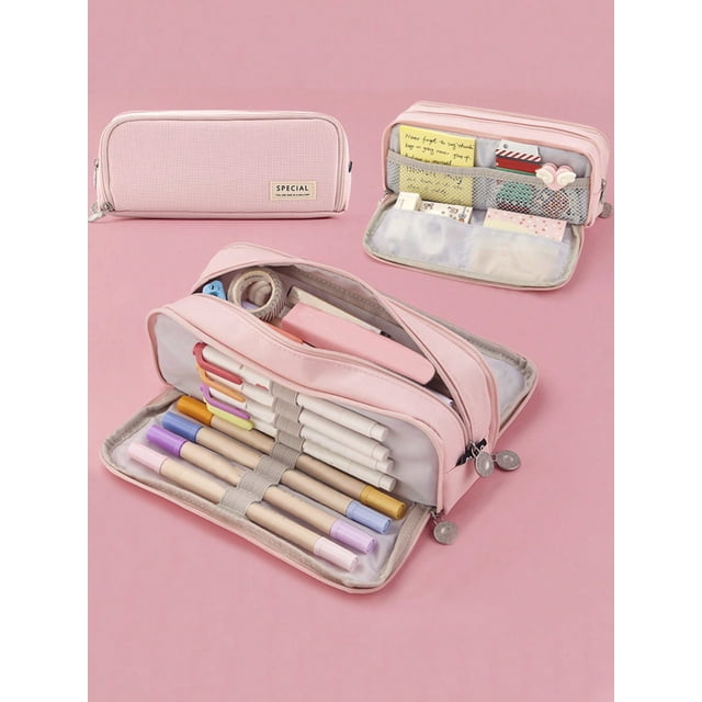 Creative Pencil Case Cute Boy Girl Kawaii Pencil Cases Storage Kids Pen Bag Large Big Stationery Box School Students Supplies