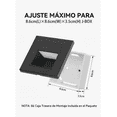 thumbnail image 2 of 10 Lámpara De Escalera Empotrada Con Sensor Color Negro, 2 of 4