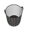 thumbnail image 3 of Balery Bohemian Chicken Round Laundry Basket with Handles Waterproof Freestanding Laundry Hamper for Clothes Toys in the Dorm and Family-, 3 of 8