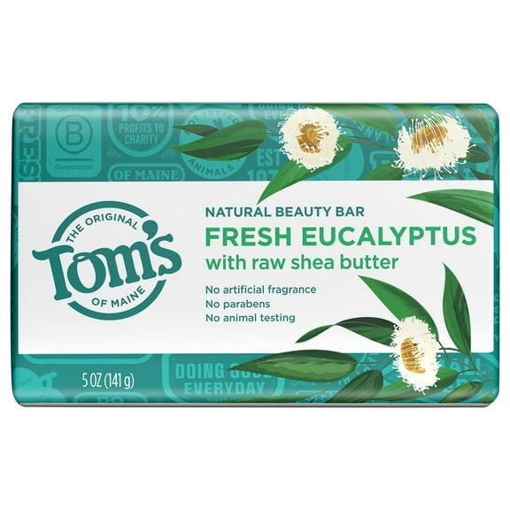 Tom's of Maine Natural Beauty Bar Fresh Eucalyptus -- 5 oz
