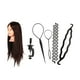 thumbnail image 1 of 4pcs Clip de cabellero Twist Hair Bun Styling Braid Holder Salvador con Cabezas de Entrenamiento de Cosmetología Maniquí, 1 of 10