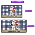 thumbnail image 5 of Patriotic Exotic Shorthair 4th of July Independence Paws Desk Mat Full Keyboard Mouse Pad Cat Lover Kitten Owner Gifts Large Mousepad - 02010, 5 of 5
