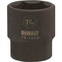 Stanley Tools 7516883 DWMT75123OSP Impact 0.5 Drive 6 Point Socket, 1.062