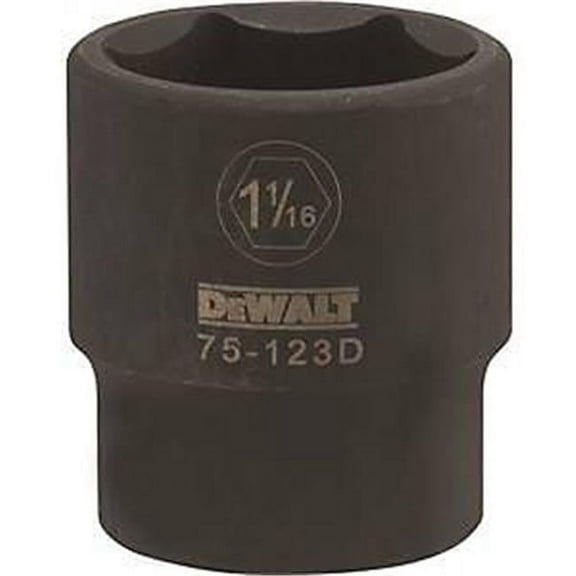 Stanley Tools 7516883 DWMT75123OSP Impact 0.5 Drive 6 Point Socket, 1.062
