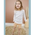 thumbnail image 6 of My Way Girls' Value Pack Solid Cotton Bike Shorts - All Khaki - 10, 6 of 7