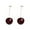Deep Red, variant on UDIYO Earrings Sweet Cherry Shape Alloy Exquisite Jacket Ear Dangle for Dating