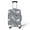 Horse Herds, variant on HELLHERO Polyester Spandex Suitcase Cover for Travel Personalized Dust Proof Durable, Pale Purple Flowers