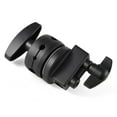 thumbnail image 3 of Camera Clamp Mount, Grip Head Clamp for Light Stand Camera Clamp Camera Mounts Clamps with Adjustable Angle with 4 Mounting Holes Full Metal Material Silver, Mounting Holes, 3 of 7