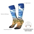 thumbnail image 4 of Rateoe Western Desert Cactus Pattern Women’s Knee High Crew Socks,Trouser Socks Comfortable, Breathable, Moisture-Wicking and Soft, 4 of 6