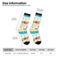 thumbnail image 4 of Goofa Funny Farm Printed Men's Crew Socks, Soft Durable Breathable Moisture-Wicking with Odor Control Cotton socks, 4 of 9