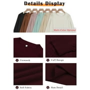 MOSHU Oversized Sweaters for Women Cable Knit Chunky Pullover Sweater
